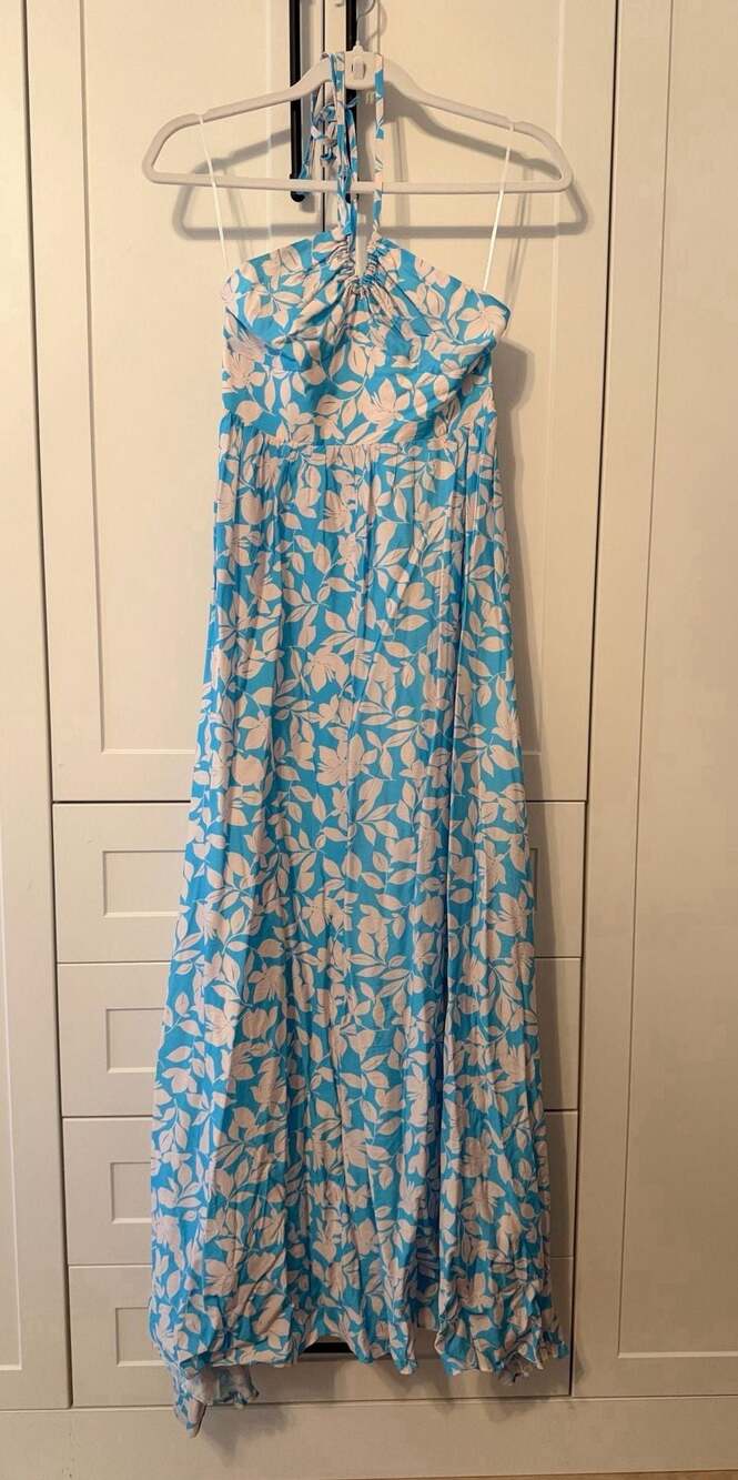 Pink Lily Garden Key Grace Floral Maxi Dress